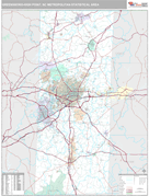 Greensboro-High Point Metro Area Digital Map Premium Style